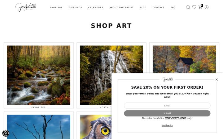 Screenshot of jerrykitaphotography.com