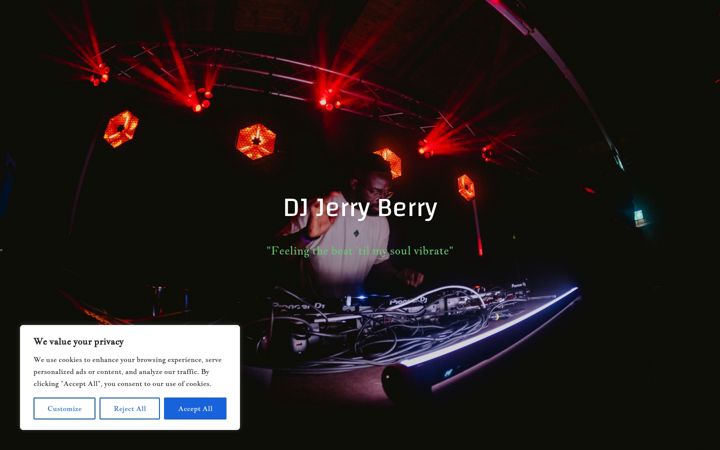 Screenshot of jerrymusic.ch