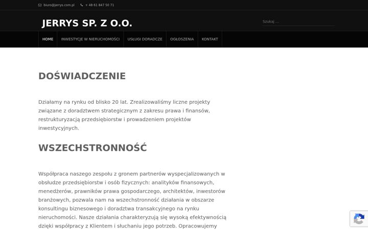 Screenshot of jerrys.com.pl