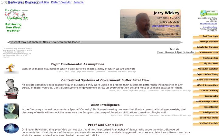 Screenshot of jerrywickey.net
