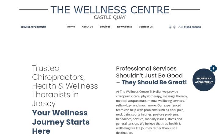 Screenshot of jerseychiropractic.com