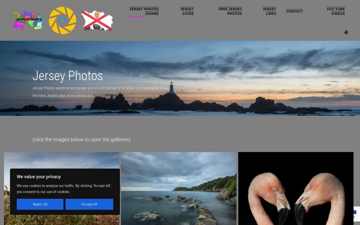 Screenshot of jerseyphotos.org