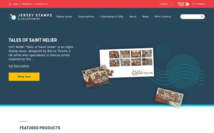 Screenshot of jerseystamps.com