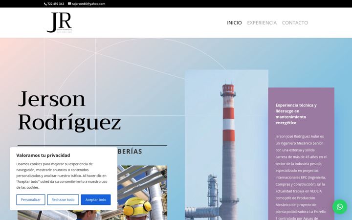 Screenshot του jersonrodriguezingenieria.com