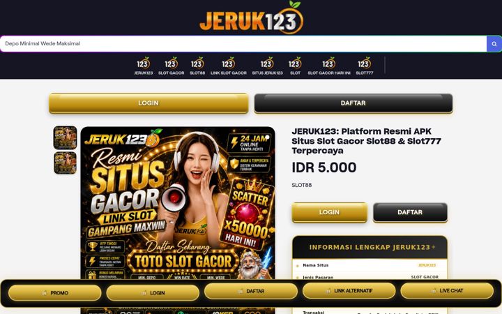 Screenshot of jeruk123.com