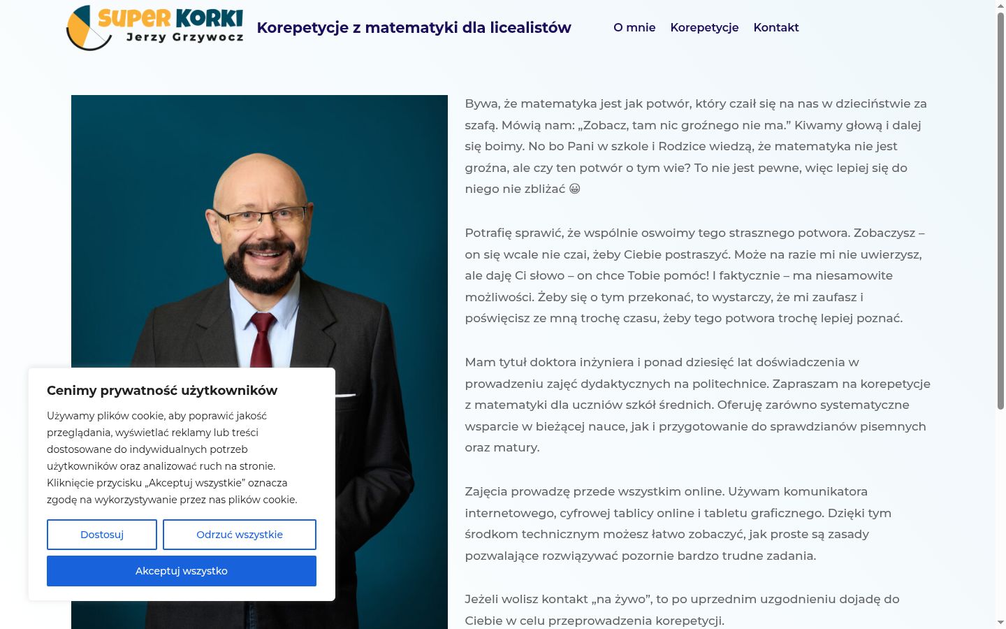Screenshot tal-banner tal-kunsens muri qabel kwalunkwe interazzjoni