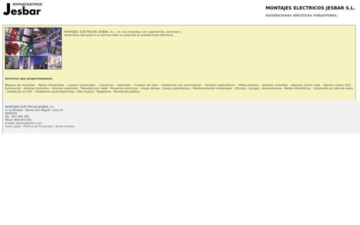 Screenshot of jesbar.com