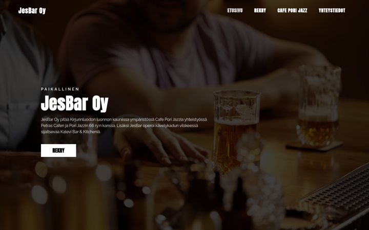 Screenshot of jesbar.fi
