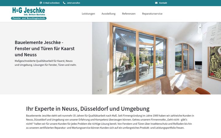 Screenshot of jeschke-fenster.de