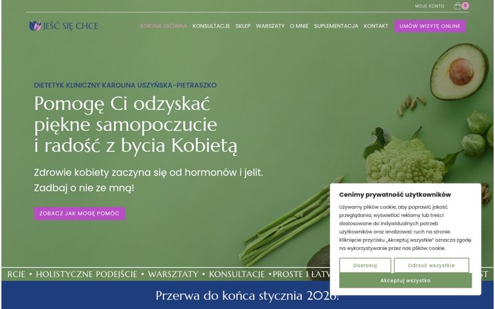 Screenshot of jescsiechce.pl
