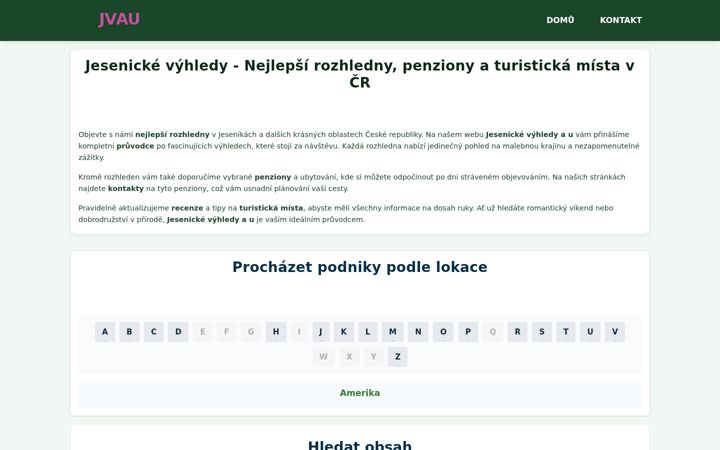 Screenshot of jesenikyinfo.eu