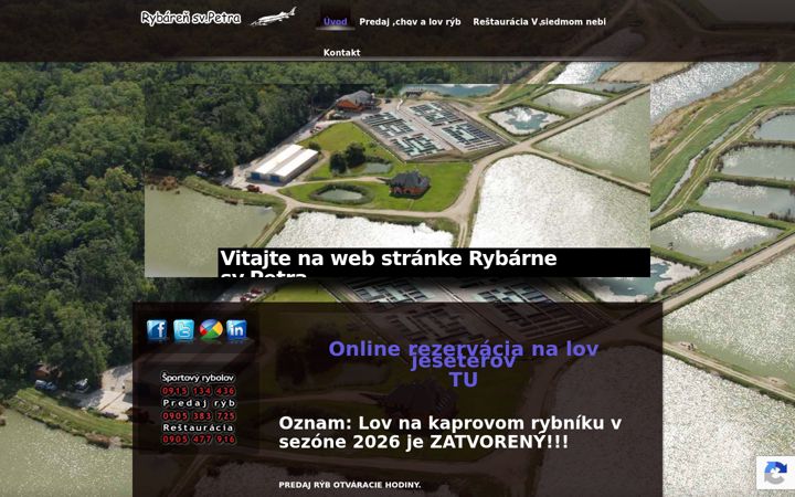 Screenshot of jeseter.sk