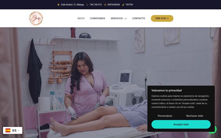 Screenshot of jesibeauty.com