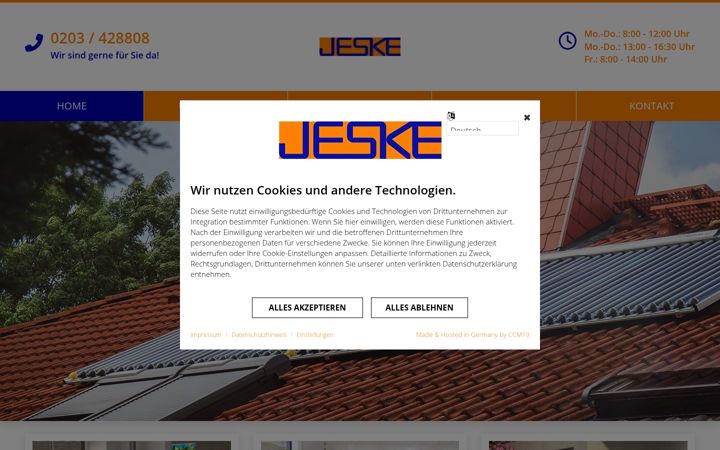 Screenshot of jeske.de