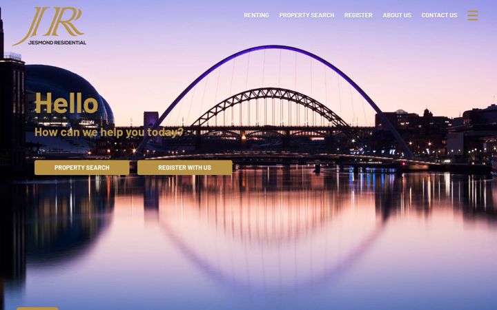 Screenshot of jesmondresidential.co.uk