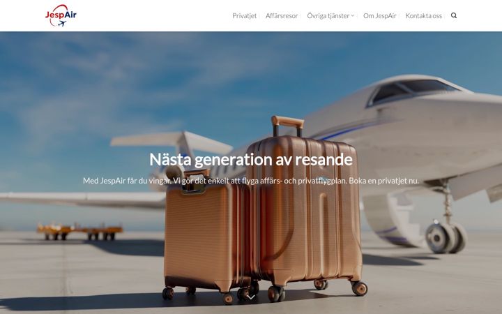 Screenshot of jespair.se
