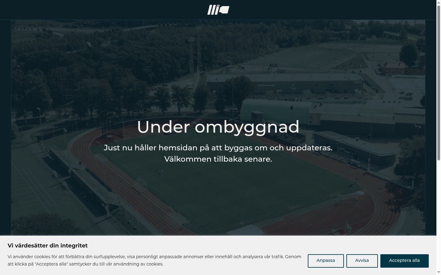 Snímek obrazovky baneru souhlasu zobrazeného před jakoukoli interakcí