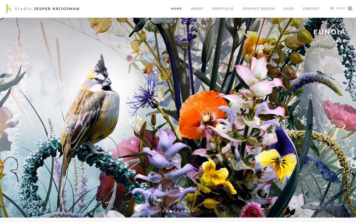 Screenshot of jesperkrijgsman.com