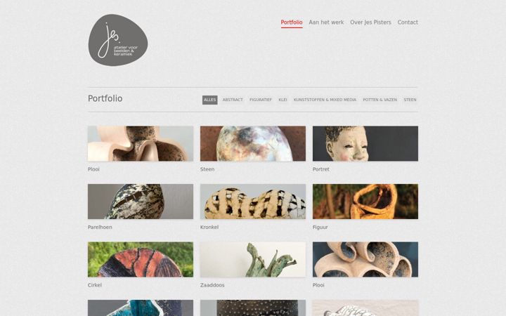 Screenshot of jespisters.nl