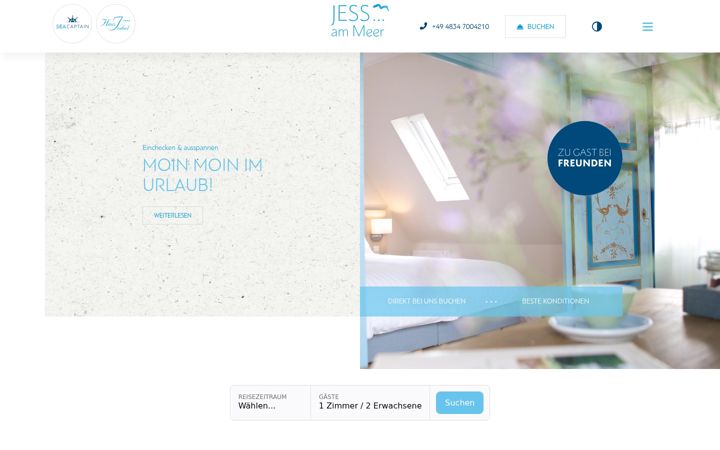 Screenshot of jess-am-meer.de