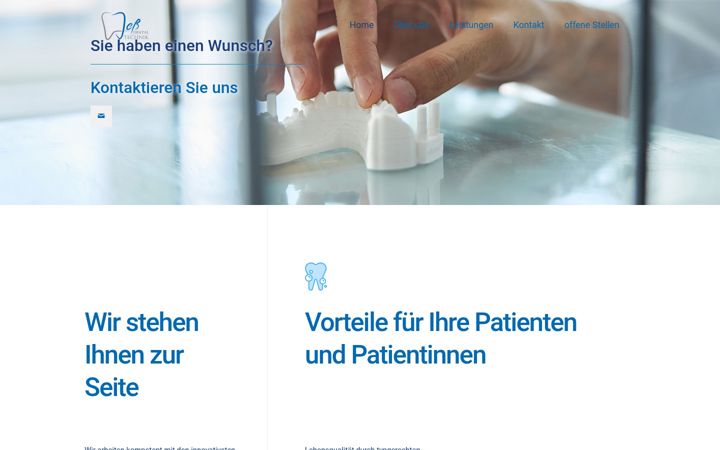 Screenshot of jess-dental.de