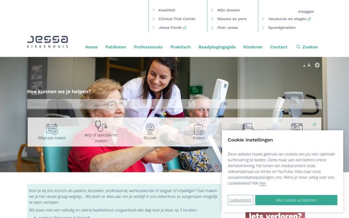 Screenshot of jessazh.be