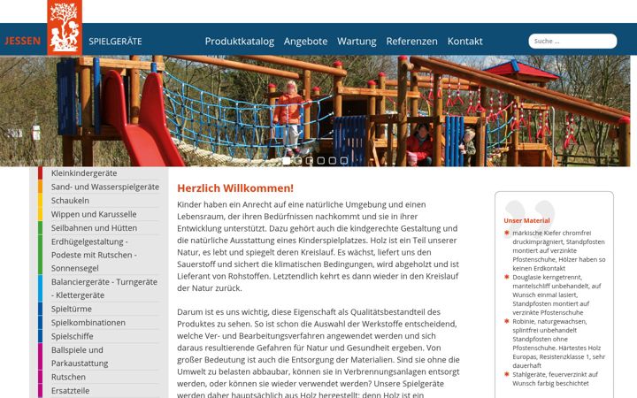 Screenshot of jessen-spielgeraete.de