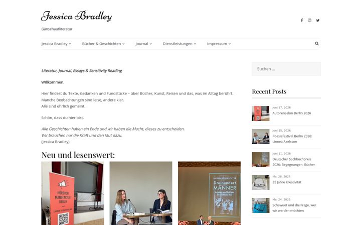 Screenshot of jessica-bradley.com