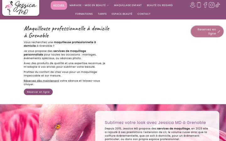 Screenshot of jessica-md-maquilleuse.fr