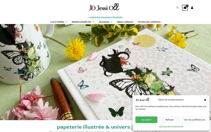 Screenshot of jessica-ollivaud.fr