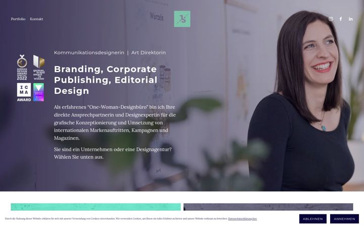 Screenshot of jessica-schwarz.org