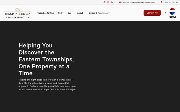 Screenshot of jessicabrown-immobilier.com