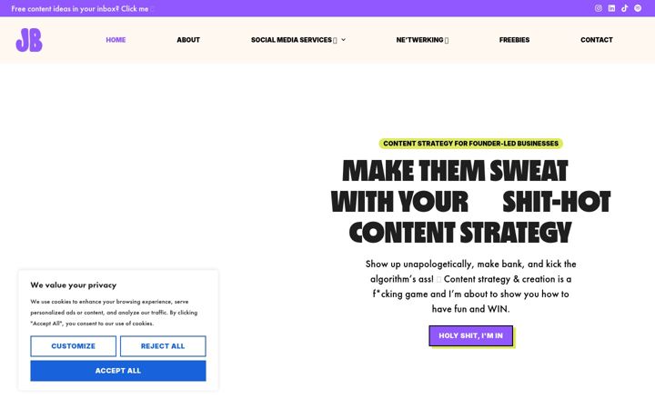 Screenshot of jessicabruno.co.uk