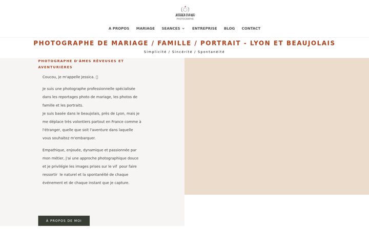Screenshot of jessicaevrard.com