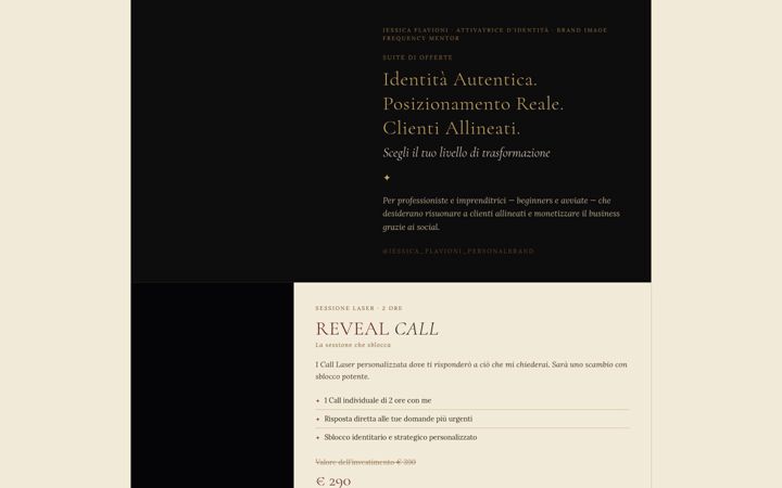 Screenshot of jessicaflavioni.it