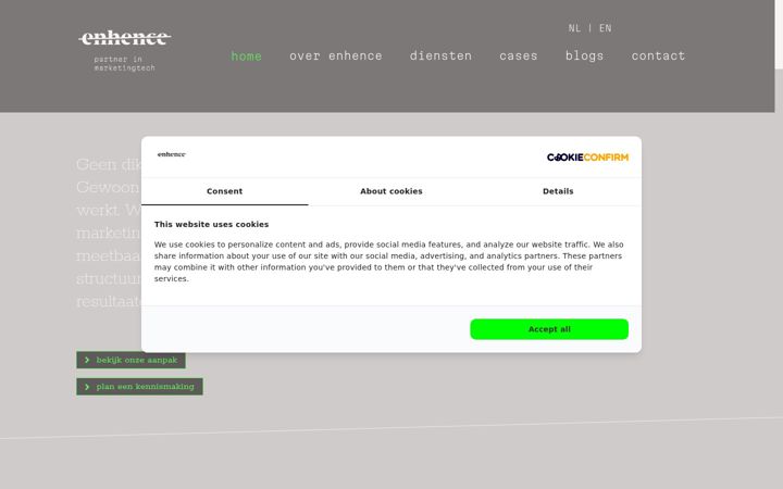 Screenshot of jessicahenneman.nl