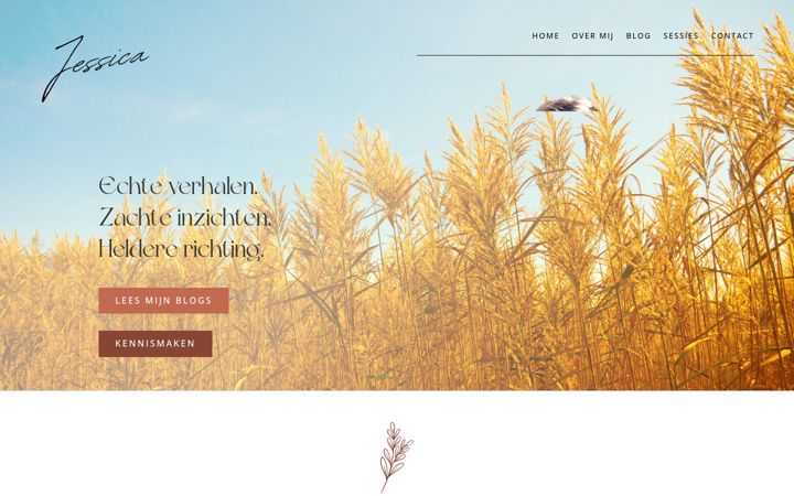 Screenshot of jessicakersten.nl