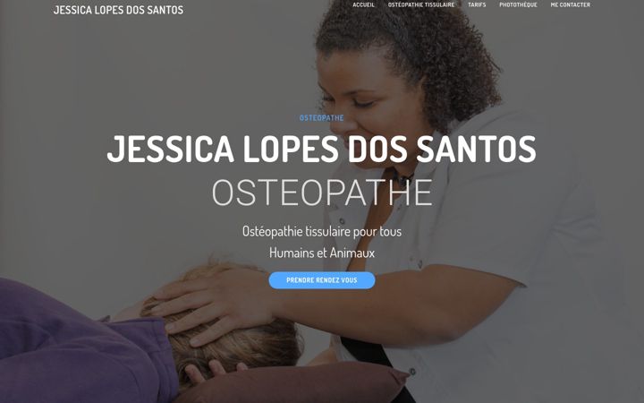 Screenshot of jessicalopes-osteopathe.com