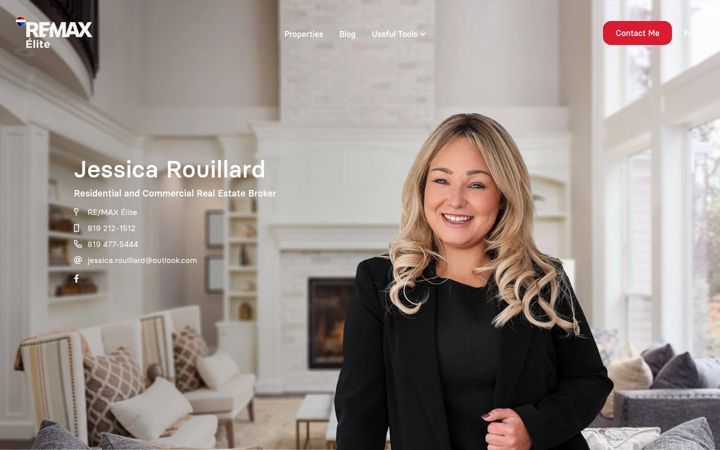 Screenshot of jessicarouillard.com