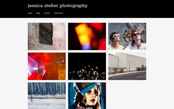 Screenshot of jessicastelter.com