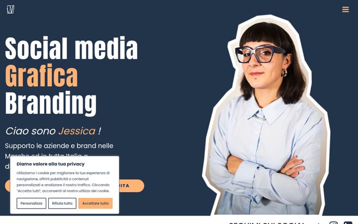 Screenshot of jessicavitalistudio.it