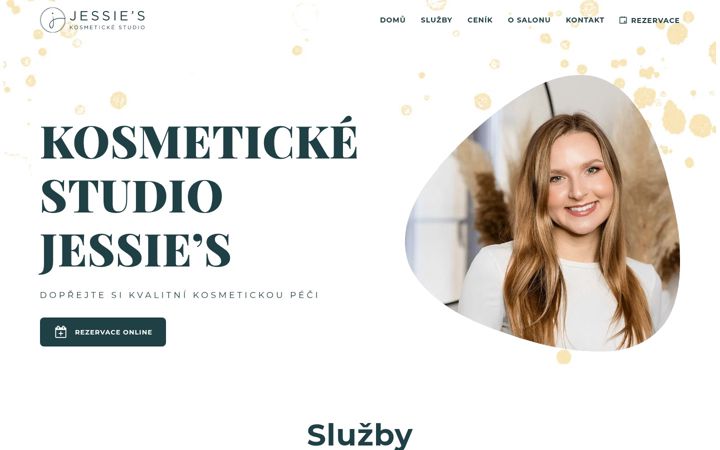 Screenshot of jessie-studio.cz