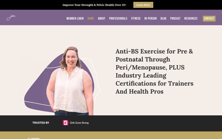 Screenshot of jessiemundell.com