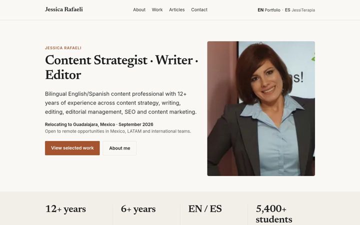 Screenshot of jessiterapia.com