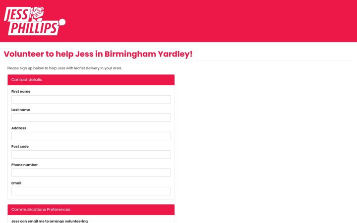 Screenshot of jessphillips.org