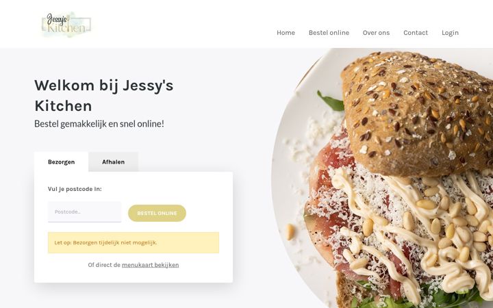 Screenshot of jessyskitchen.nl