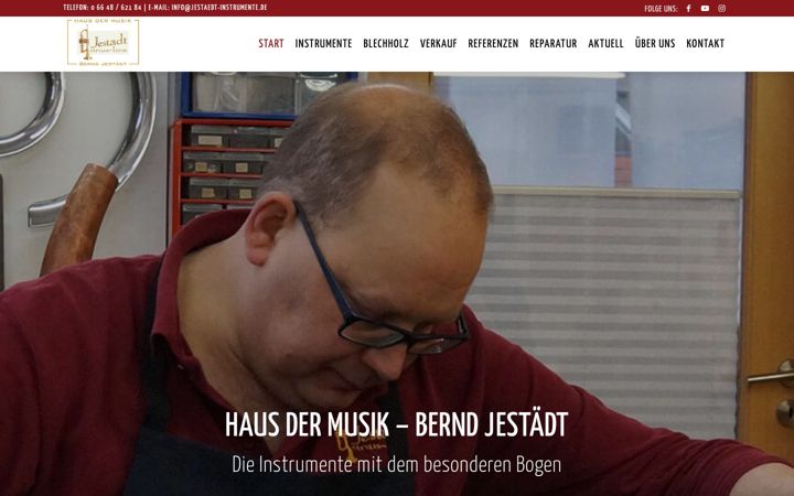 Screenshot of jestaedt-instrumente.de