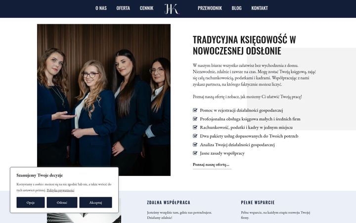 Screenshot of jestemtwojaksiegowa.pl