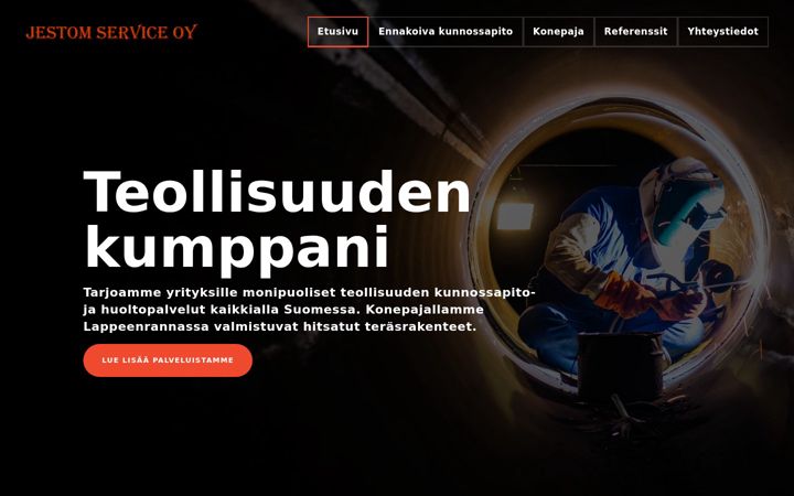 Captura de ecrã de jestomservice.fi