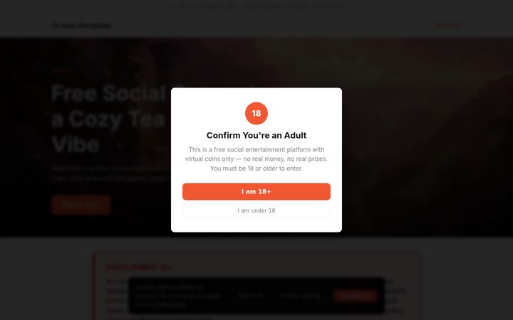 Screenshot of jesuispompette.com